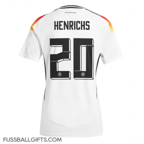 Deutschland Benjamin Henrichs #20 Fußballbekleidung Heimtrikot Damen EM 2024 Kurzarm